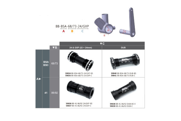Massi Bottom Bracket Isis Type - Image 2