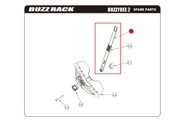 BuzzRack Wheel Support BeltRempl. Buzzybee 2/4 - Image 2