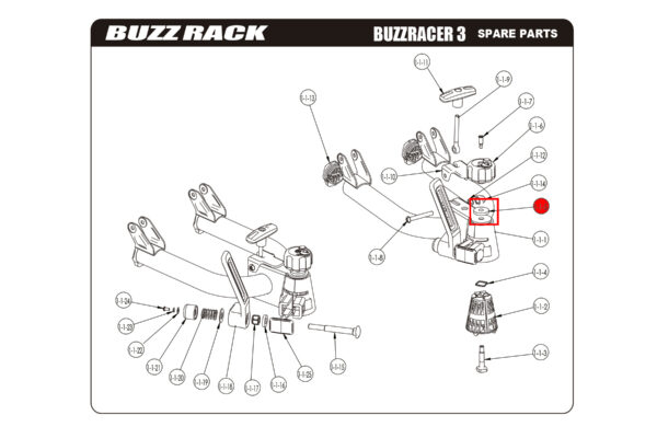 BuzzRack Joint Remplacement Buzzracer 3 - Image 2