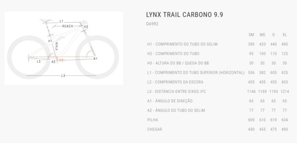 BH LYNX TRAIL CARBON 9.9 - Imagem 2