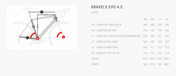 BH GRAVELX EVO 4.5 LG452 - Imagem 2