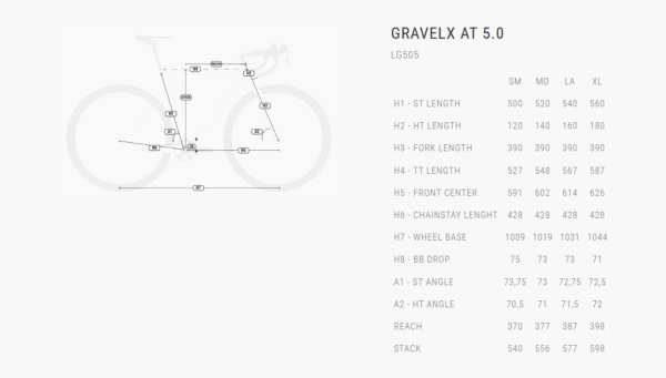 BH GRAVELX AT 5.0 LIGHT GRAVEL LG505 - Imagem 2