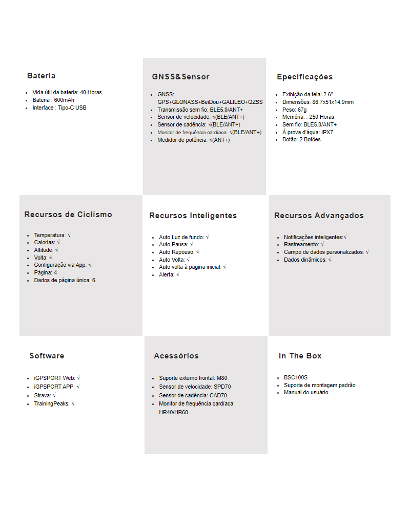 IGPSPORT CICLOCOMPUTADOR GPS BSC100 - Image 2